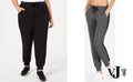 Ideology Womens Plus Velvet Sides Athletic Jogger Sweatpants by Vanessa Jane