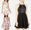 Speechless Juniors Tiered Fit and Flare Dress by Vanessa Jane