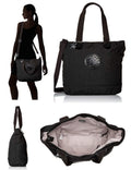 Kipling TM5500 Shopper Black Combo Tote Handbag by Vanessa Jane