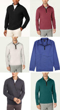 Tasso Elba Mens Piped 1/4 Zip Pullover Sweater by Vanessa Jane