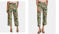 Free People Women's Green Camouflage Jeans by Vanessa Jane