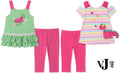 Kids Headquarters Baby Girls 2-Pc. Top and Leggings Set by Vanessa Jane