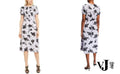 Michael Kors Pintuck Floral Print Short Sleeve Dress by Vanessa Jane