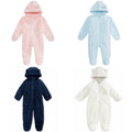 First Impressions Baby Hooded Footed Faux-Sherpa Bunting Snowsuit by Vanessa Jane