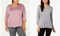 Ideology Womens Drop Shoulder Yoga T-Shirt by Vanessa Jane