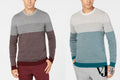 Tasso Elba Mens Colorblocked Supima Pullover Sweater by Vanessa Jane