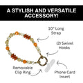 Clip & Go Beaded Wristlet Beaded Assortment by SaveTheGirls