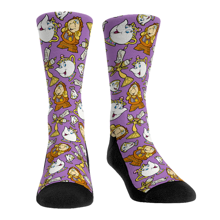 Beauty and the Beast - Characters All-Over by Rock 'Em Socks