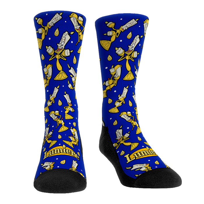 Beauty and the Beast - Lumiere All-Over by Rock 'Em Socks