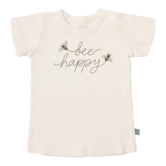 graphic tee | bee happy by Finn + Emma