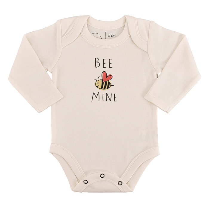 long sleeve graphic bodysuit | bee mine by Finn + Emma