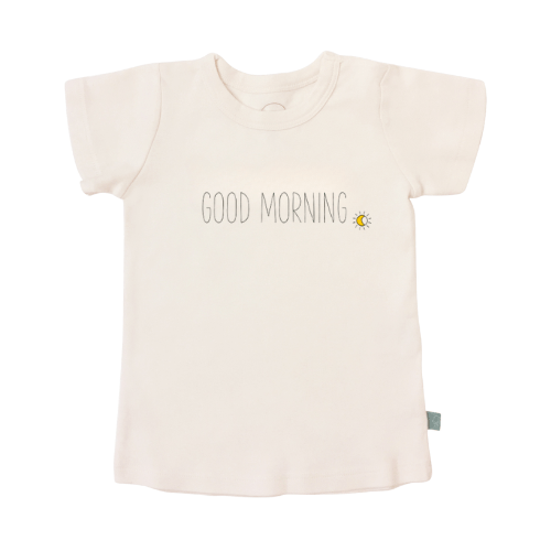 graphic tee | good morning by Finn + Emma