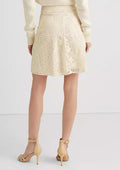 Lauren Ralph Lauren Womens Patchwork Lace Skirt, Size 12 Winter Cream by Vanessa Jane