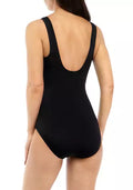 Shapesolver Sport Womens Color Flow Bust Illusion One Piece Swimsuit, Size 8 by Vanessa Jane