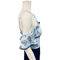 XOXO Womens Halter Floral Cold Shoulder Jumpsuit Juniors Size XXL by Vanessa Jane