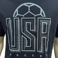 USA Men’s Soccer T-shirt with soccer ball logo Size Large by Vanessa Jane