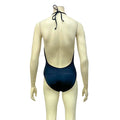 La Blanca Women's Deco Stud Halter Mio One Piece Swimsuit, Size 12 by Vanessa Jane
