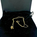 Alex Woo Scripted Initial 16 Inches Pendant Necklace in 14k Gold by Vanessa Jane