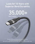 Anker USB-A to USB-C Cable (3 ft / 6 ft, Upcycled-Braided) by Anker
