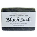 Natural Goat Milk Soap | Sexy Exfoliating Scrub For Men | Black Jack by Fern Valley Soap
