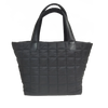 Quilted Nylon Zip-Top Tote Bag for Women – Lightweight 16″ Laptop Work & Travel Tote