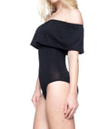 Ruffle Off The Shoulder Bodysuit (Three Colors Available) by The House of Stylez