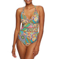 Bleu Rod Beattie Womens Seriously Sunny Wire-Free One-Piece, Size 14 by Vanessa Jane