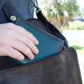 RFID Blocking Leather Passport Wallet by ID Stronghold