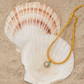 Blue Grotto Pendant Necklace by Christina Greene