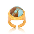 Blue Lagoon Statement Ring - Turquoise by Christina Greene