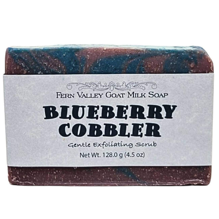 Natural Goat Milk Soap | Exfoliating Scrub | Blueberry Cobbler by Fern Valley Soap