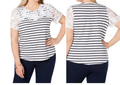 Charter Club Striped T-Shirt, Size Large by Vanessa Jane