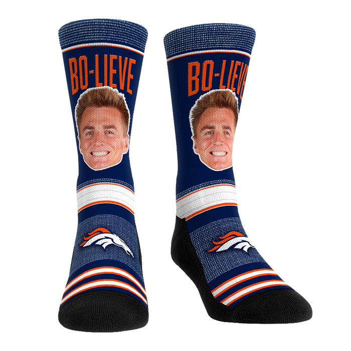 Bo Nix - Denver Broncos - BO-LIEVE by Rock 'Em Socks