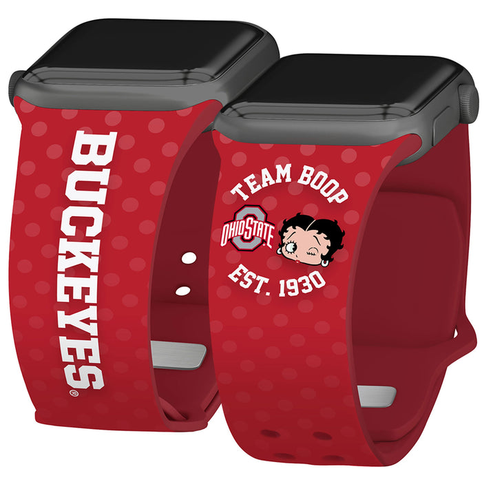 Ohio State Buckeyes X Betty Boop HD Apple Watch Band by Affinity Bands