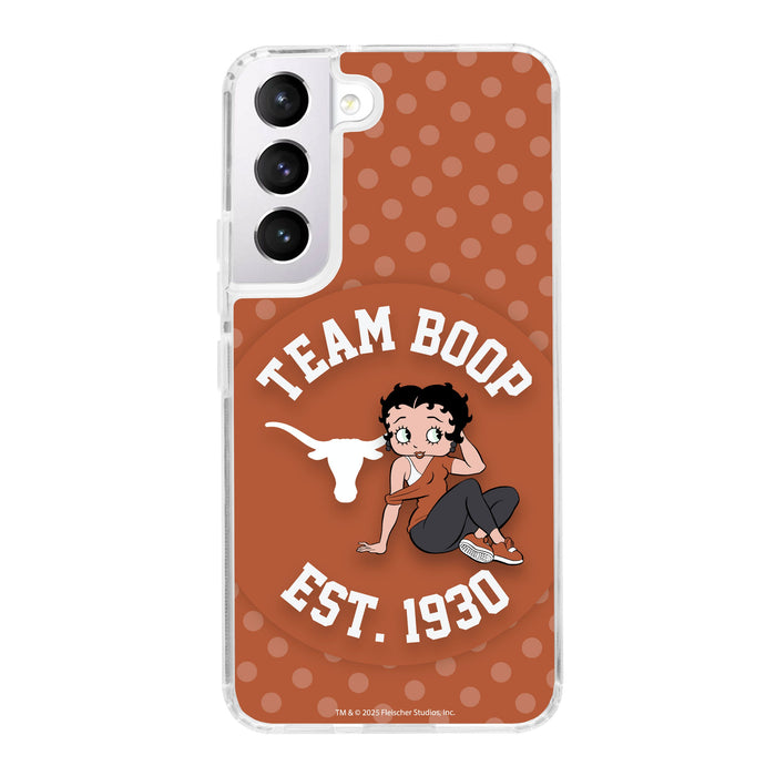 Texas Longhorns X Betty Boop HD Samsung Galaxy S22 Phone Case by Affinity Bands