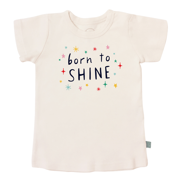 graphic tee | born to shine by Finn + Emma