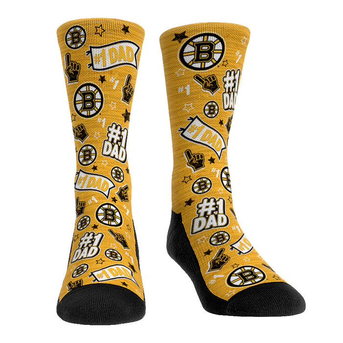 Boston Bruins - #1 Dad by Rock 'Em Socks