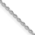 Sterling Silver Diamond-cut Rope Chain by Fine Color Jewels
