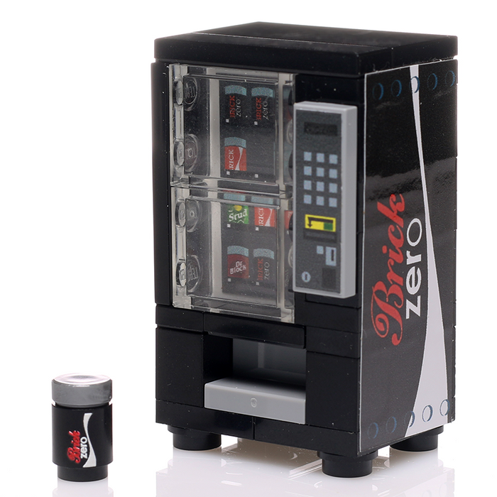 Brick Zero Soda Vending Machine made using LEGO parts - B3 Customs by B3 Customs