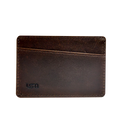Cambridge Slim Full-Grain Leather Card Wallet with RFID Protection by MiamiLeathers.com