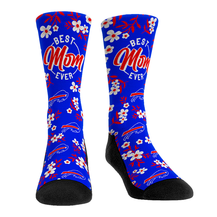 Buffalo Bills - Best Mom Floral by Rock 'Em Socks
