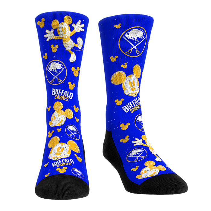Buffalo Sabres - Disney - Mickey Sketch by Rock 'Em Socks