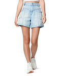 The Perry Womens High Waist Jean Denim Shorts, Size 24 by Vanessa Jane