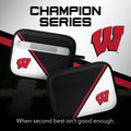 Wisconsin Badgers HDX Champion Series Apple AirPods Pro 1 & 2 Case Cover by Affinity Bands