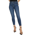 Good American Good Legs Crop Jeans in Blue615, Size 24 by Vanessa Jane