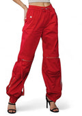 Elastic Waist Band Baggy Cargo Pants by The House of Stylez