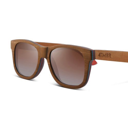 Traveler | Natural | Wooden Sunglasses by TMBR