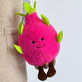 10" Dragon Fruit Plush Toy | Kawaii Fruit Stuffed Animal | Made in USA by ozznekshoes