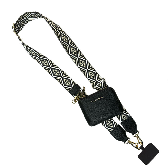 Clip & Go Strap w/RFID Pouch Diamond Pattern by SaveTheGirls