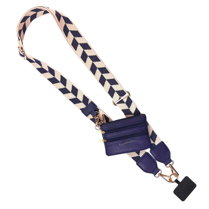 Clip & Go Strap w/Zippered Pouch Chevron by SaveTheGirls